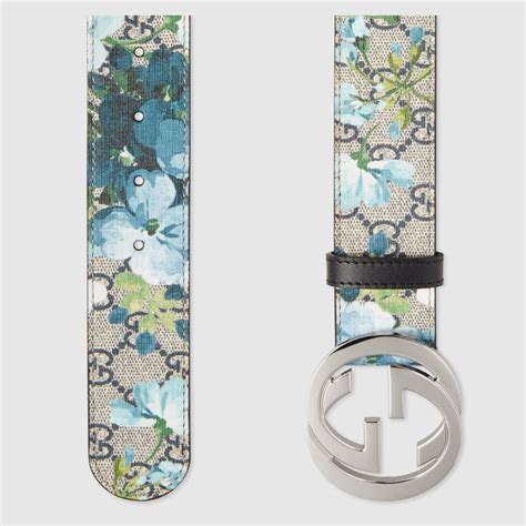 gucci blooms men belt|Gucci emblem belt.